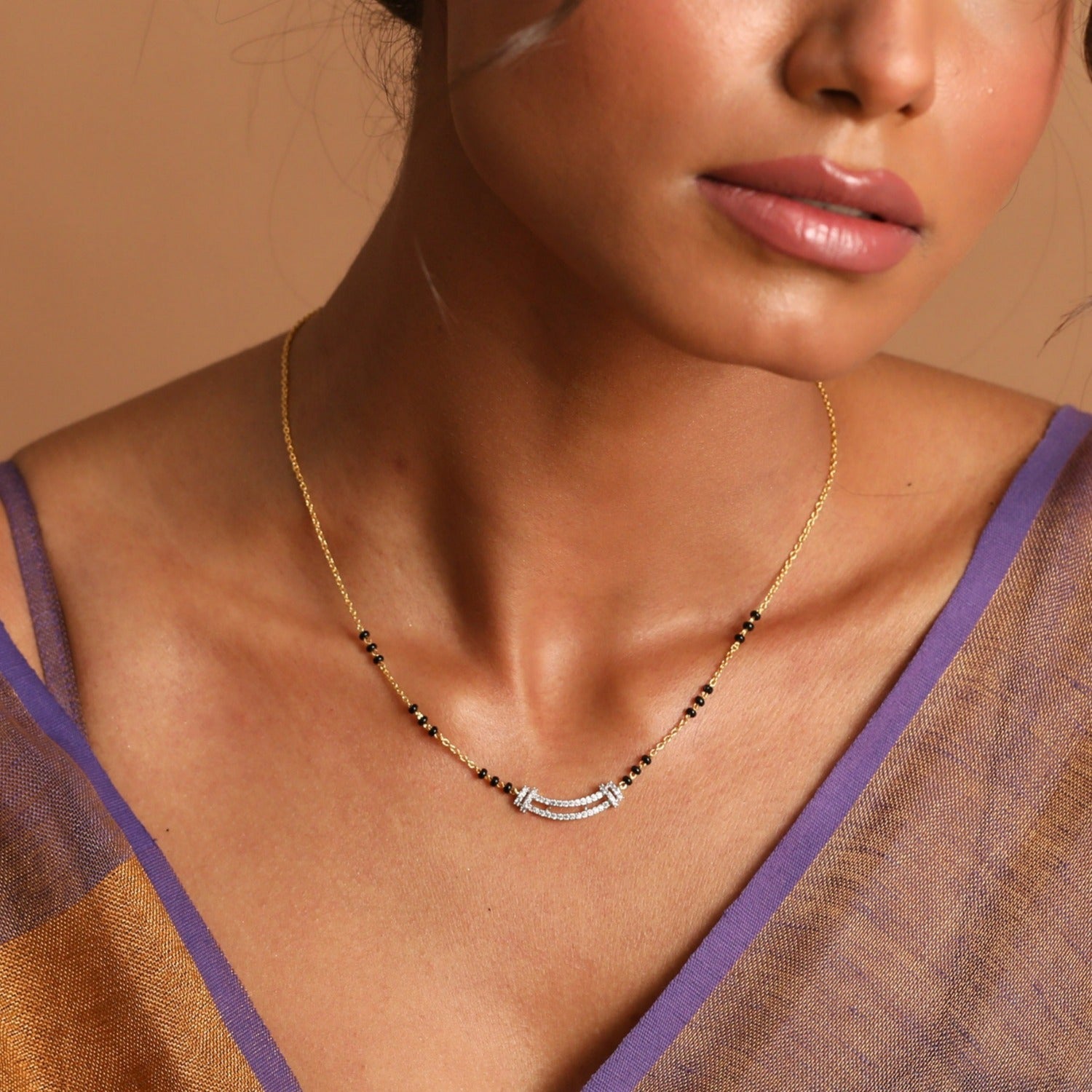 Anila CZ 925 Silver Mangalsutra