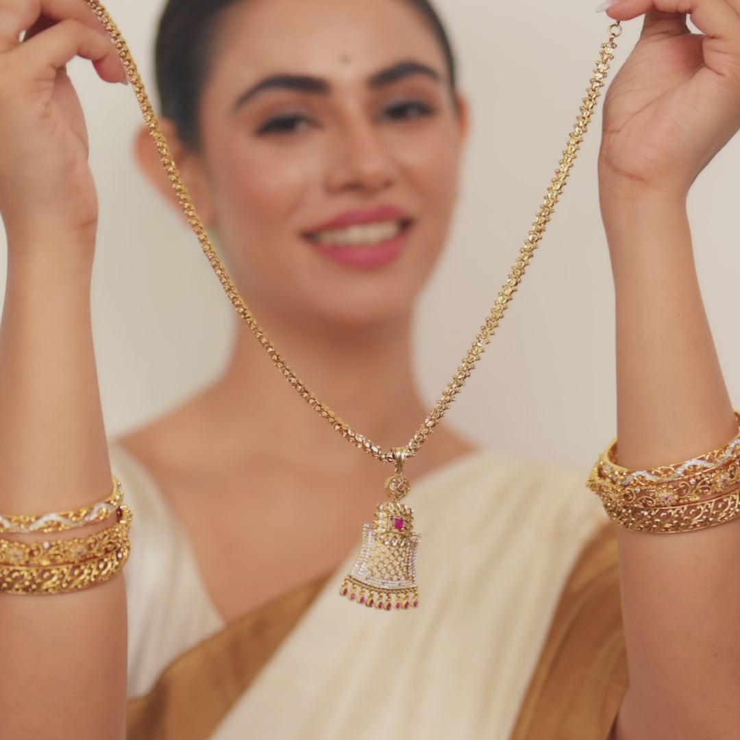 Rajani Antique Pendant Set