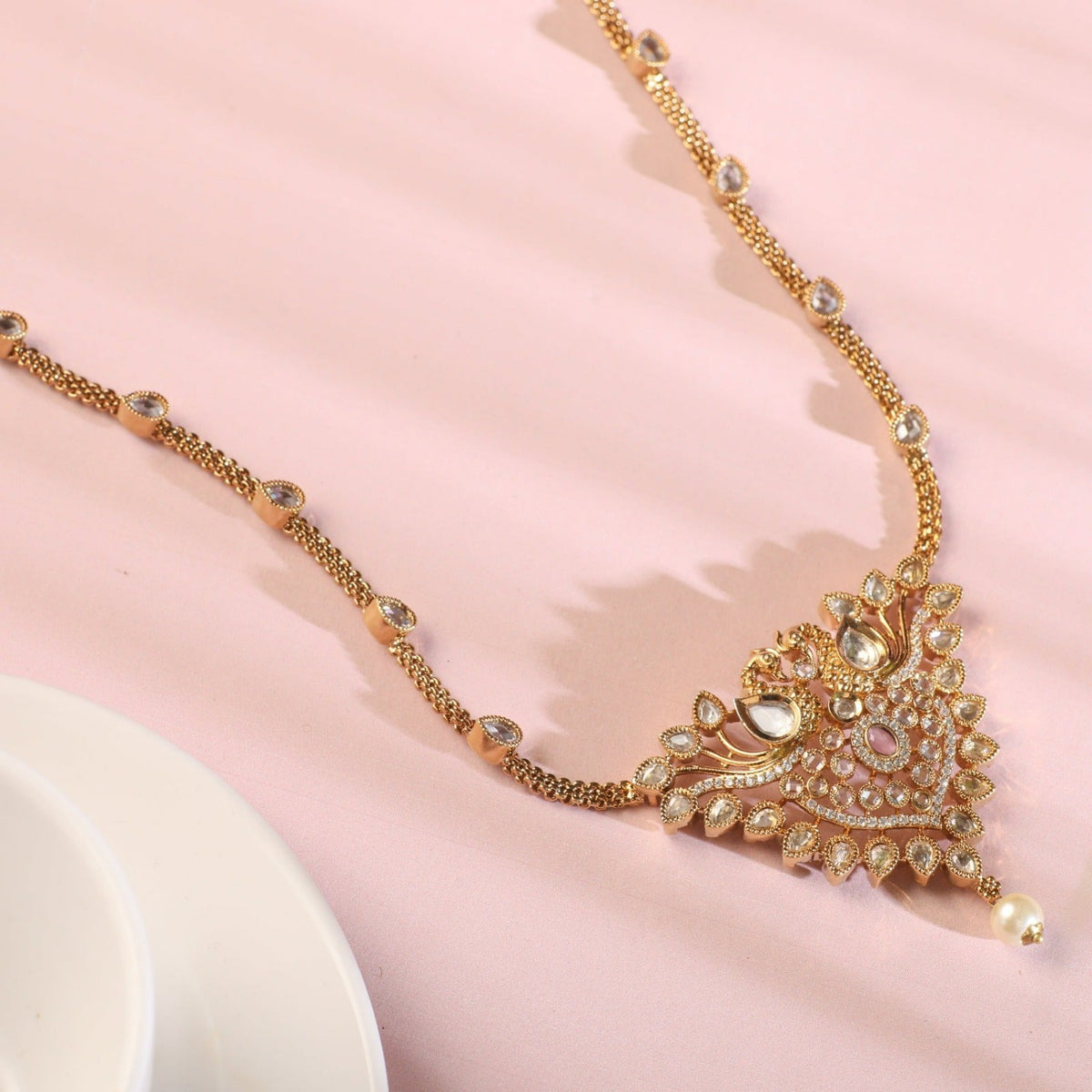 Bhairavi Nakshatra CZ Necklace Set