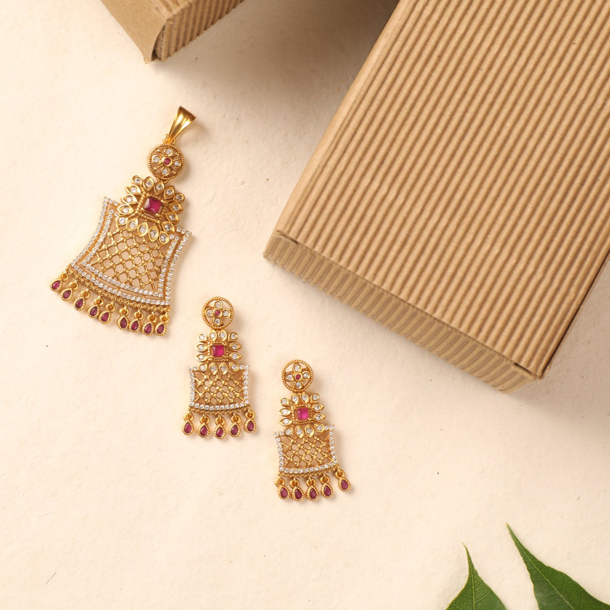 Rajani Antique Pendant Set