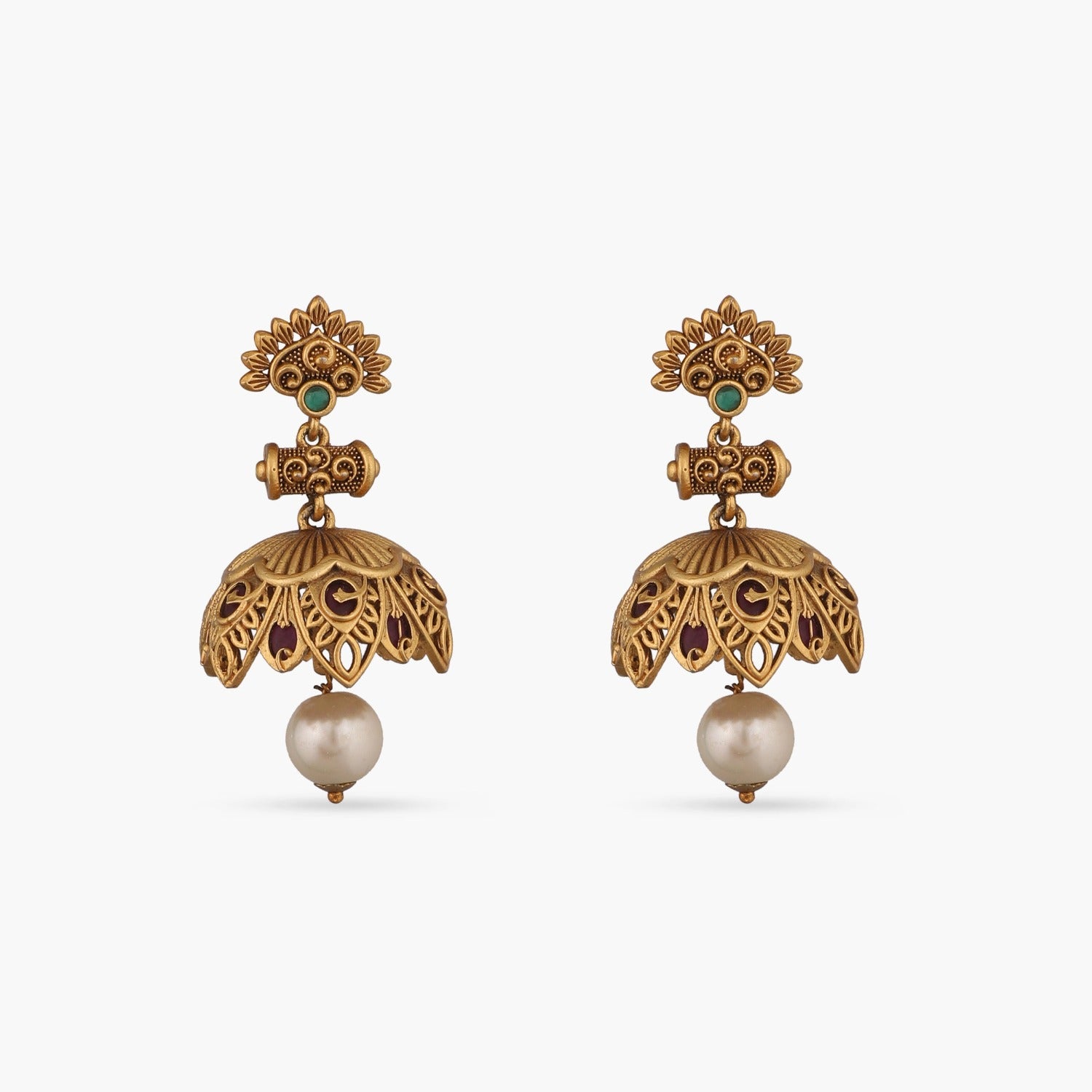 Charitha Antique Jhumka Earrings