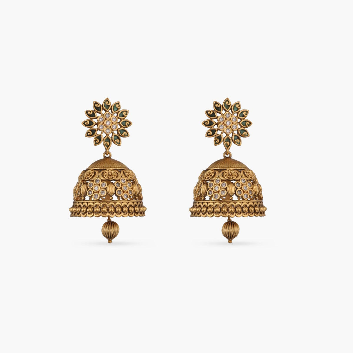 Aarthy Antique Jhumka Earrings
