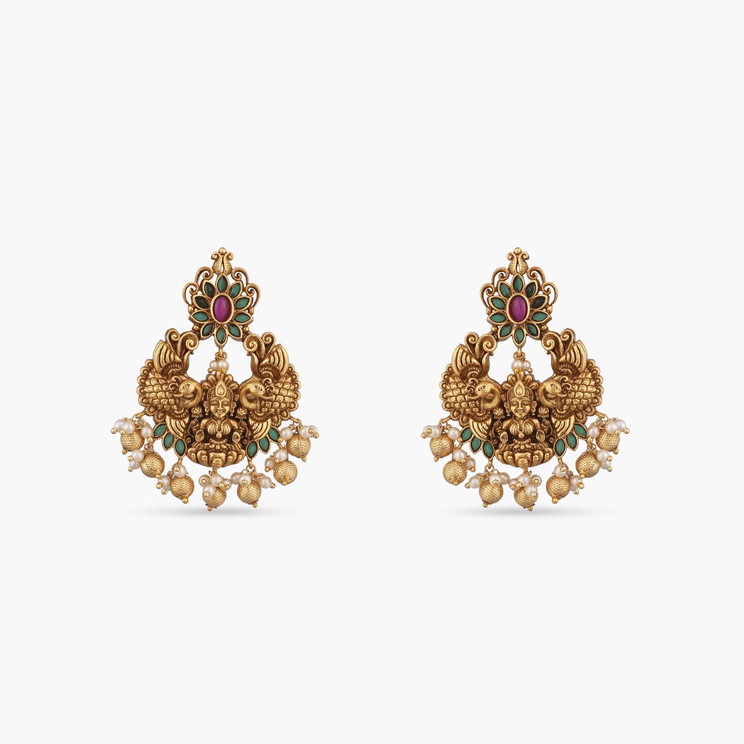 Antique gold - Gold earrings - Trium jewelry