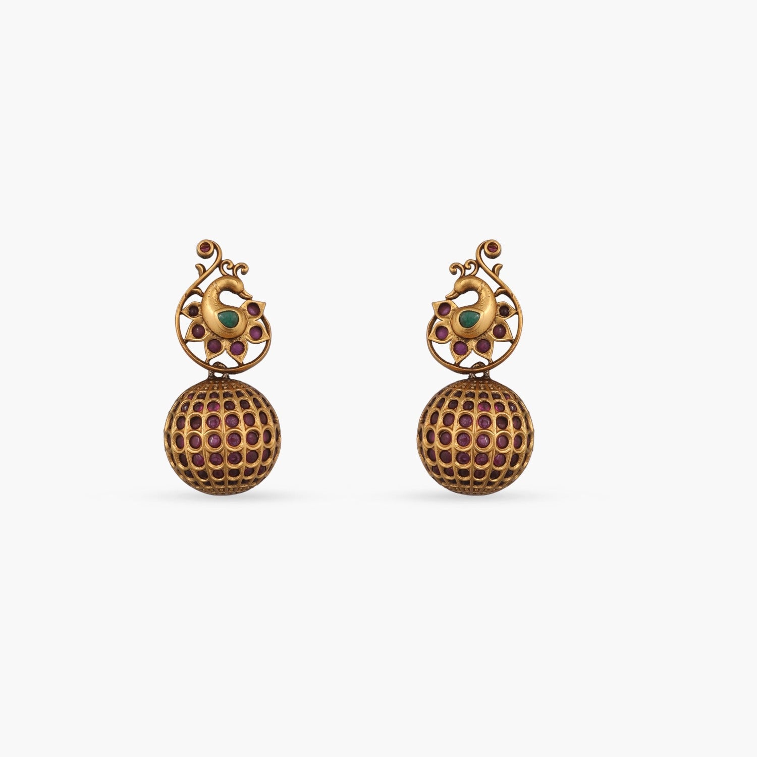 Reema Antique Jhumka Earrings