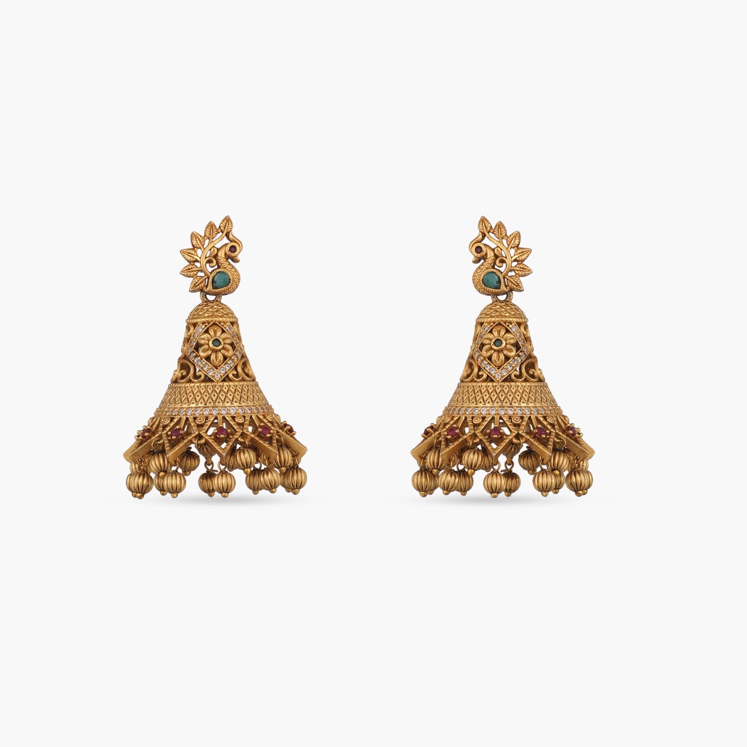 Buy Trendy Small Gold Earring Design Gold Plated Jewelry Online