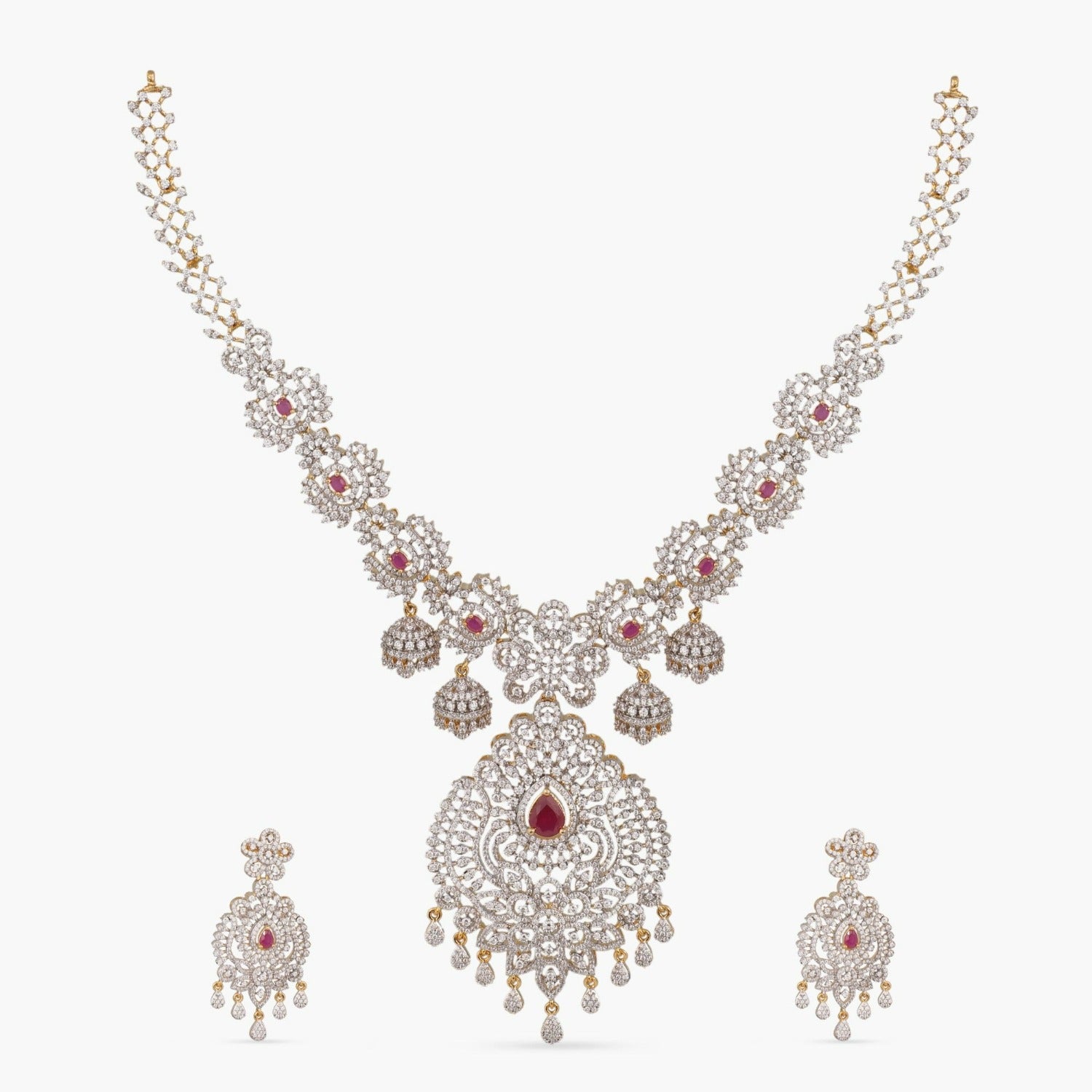 Ananya Nakshatra CZ Necklace Set