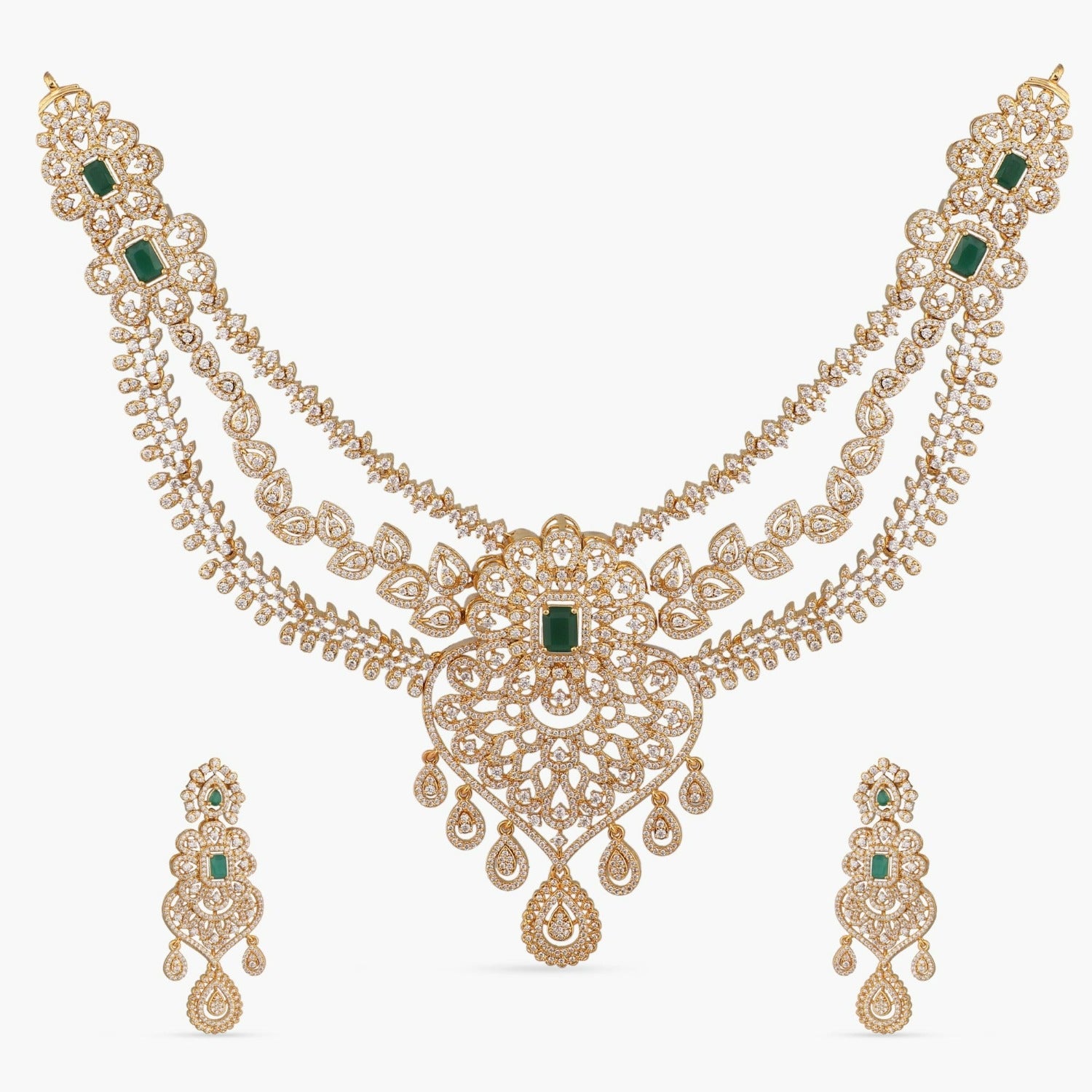 Hera Nakshatra CZ Necklace Set