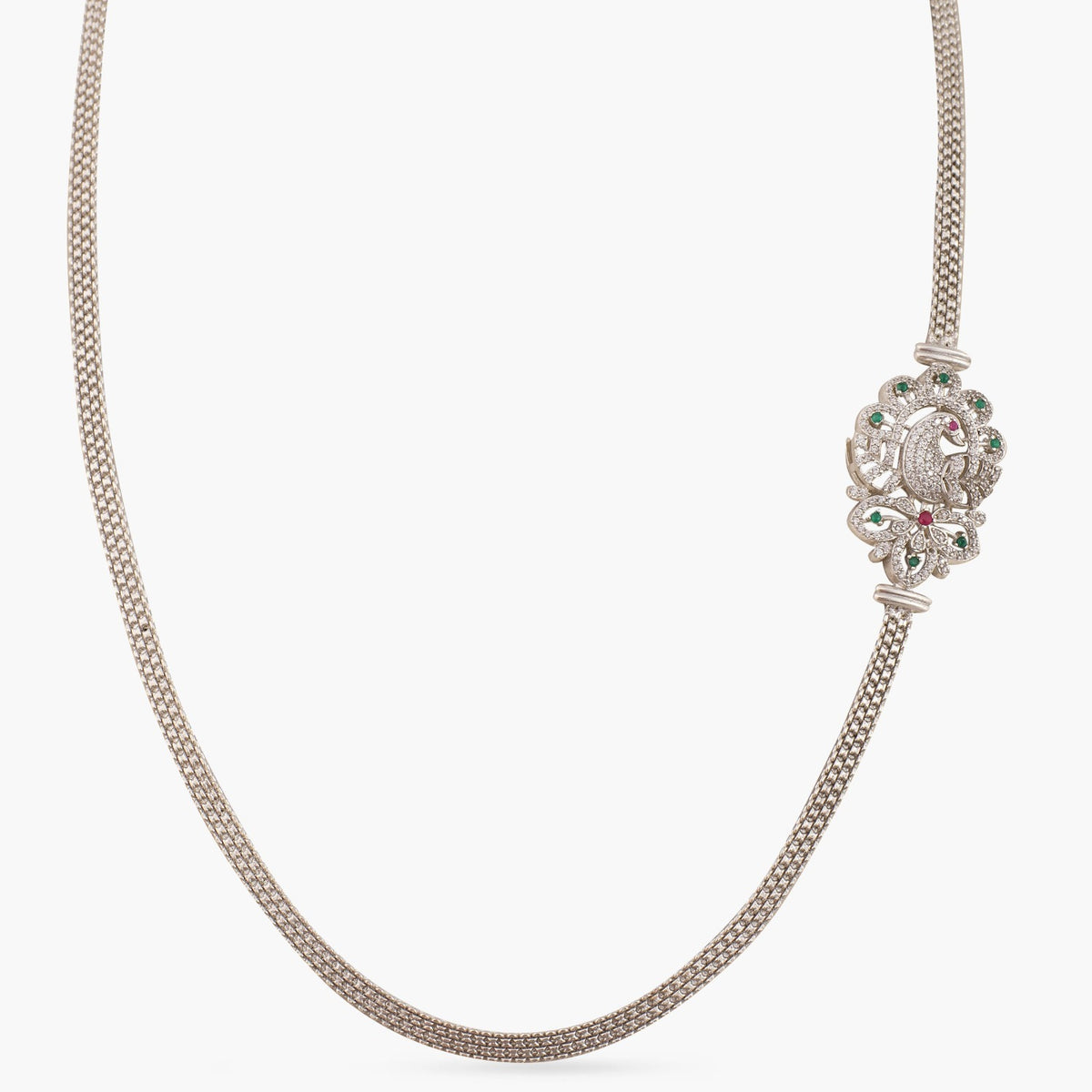 Thali Chain Side Pendant Necklace