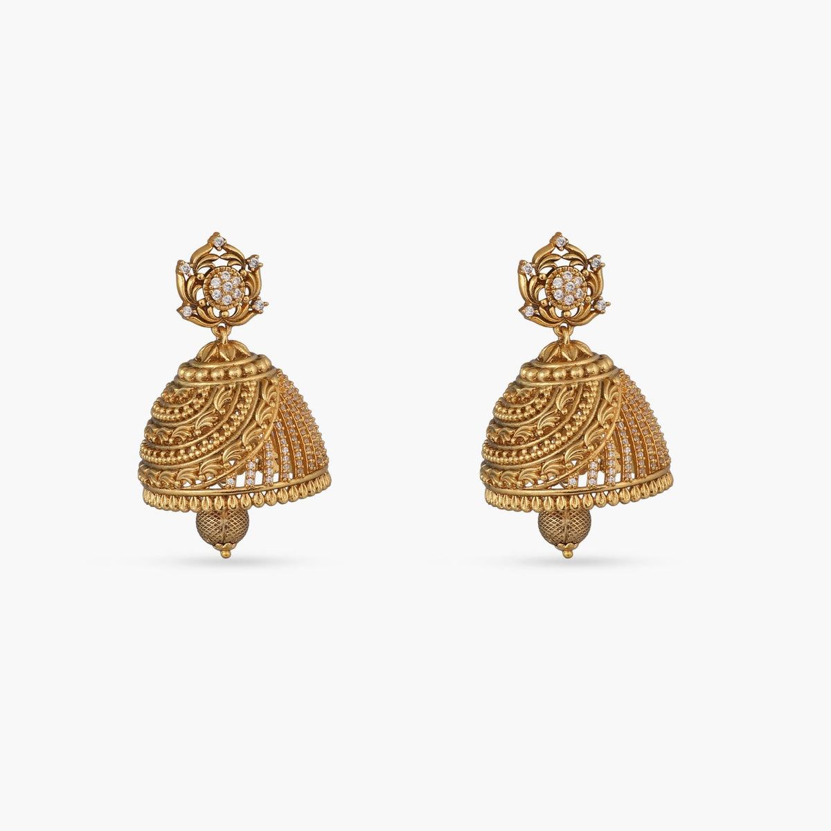 Rami Antique Jhumka Earrings