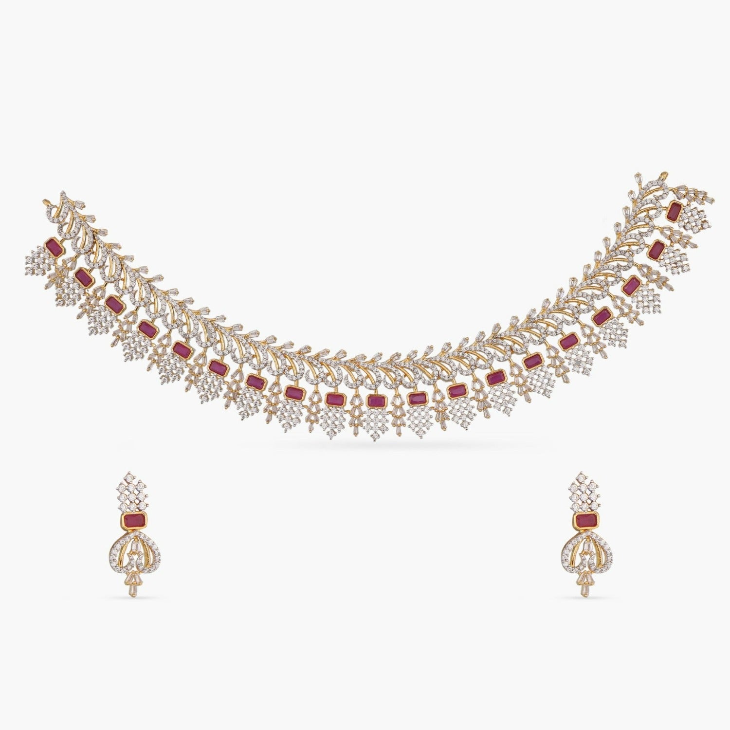 Radiance Statement CZ Necklace Set