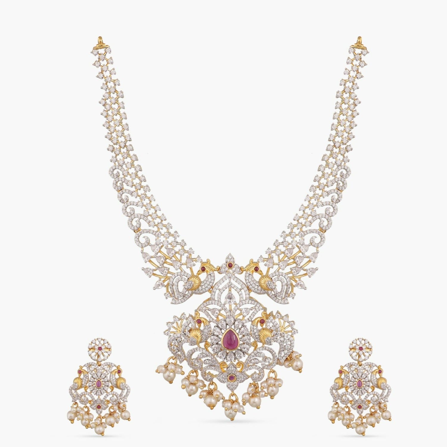 Sonali Nakshatra CZ Necklace Set