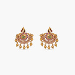 Aditri Floral elephant Antique Necklace Set