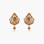 Saket Antique Temple Pendant Set