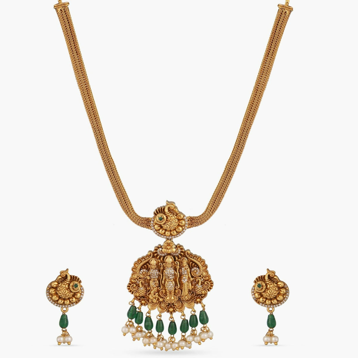 Janaki Antique Necklace Set