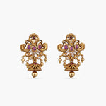 Madhav Antique Temple Pendant Set