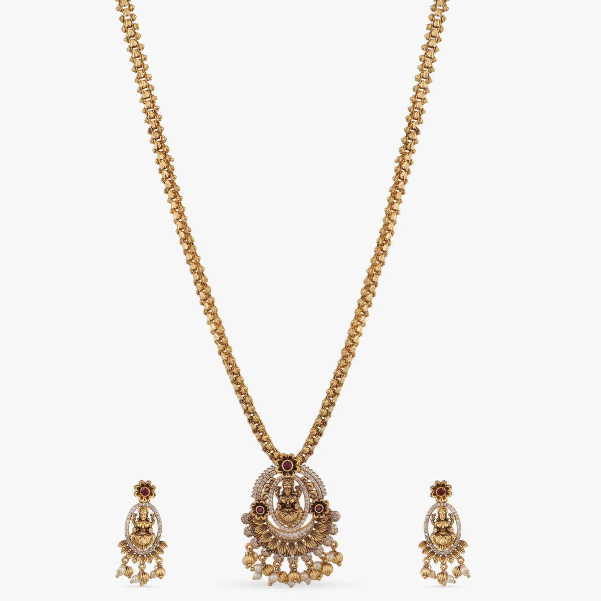 Kaveri Antique Pendant Set