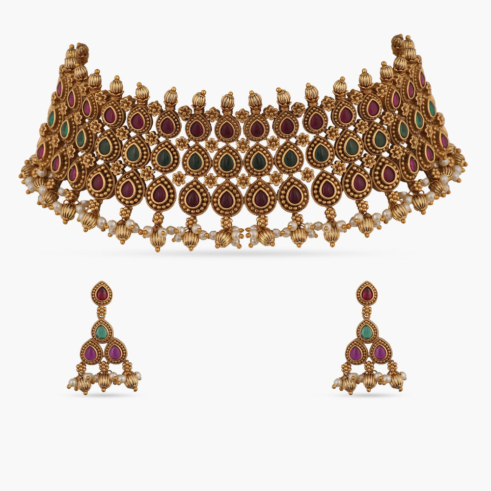 Buy Indian Antique Choker Necklace - Shop Online at Tarinika