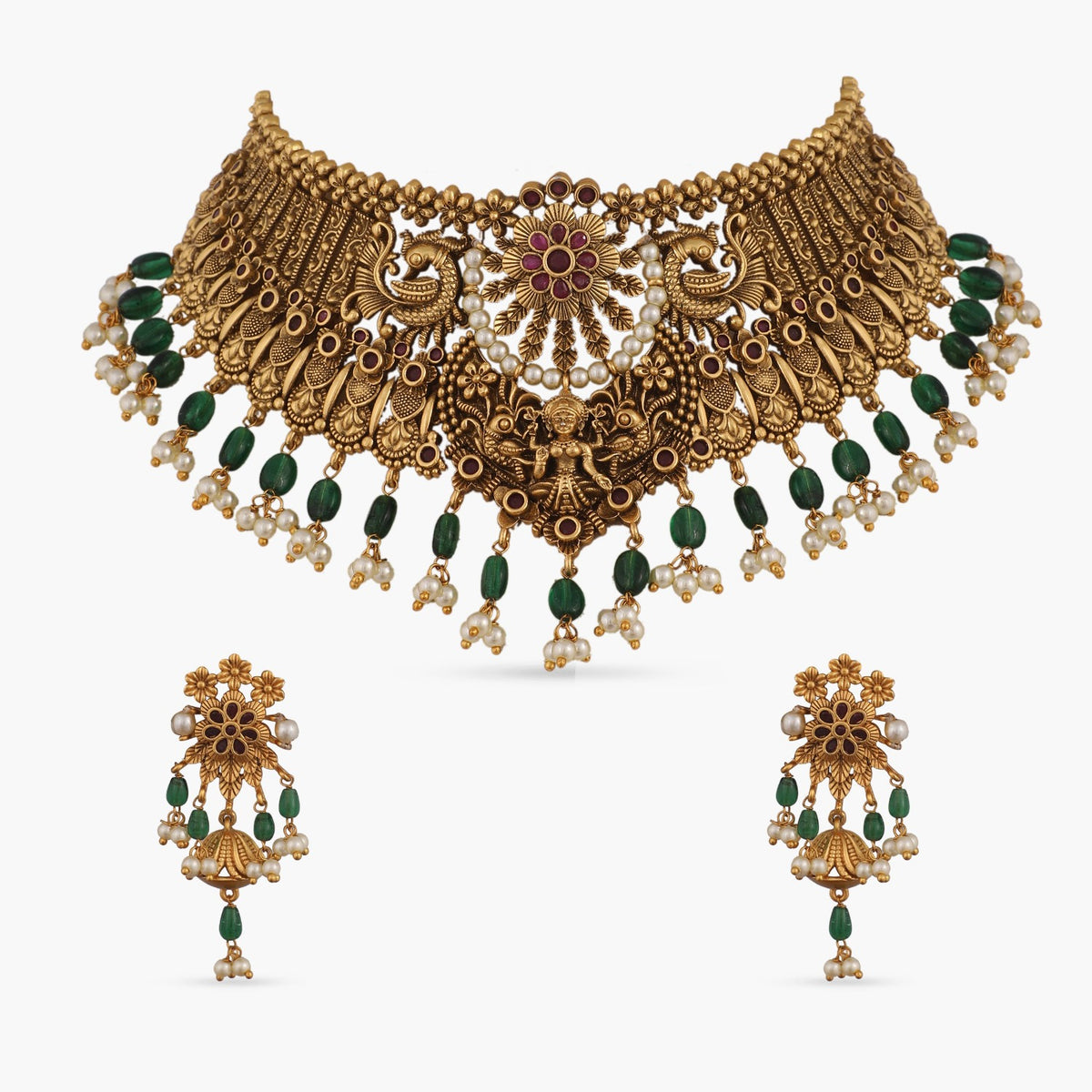 Uthpala Antique Nakshi Choker Set