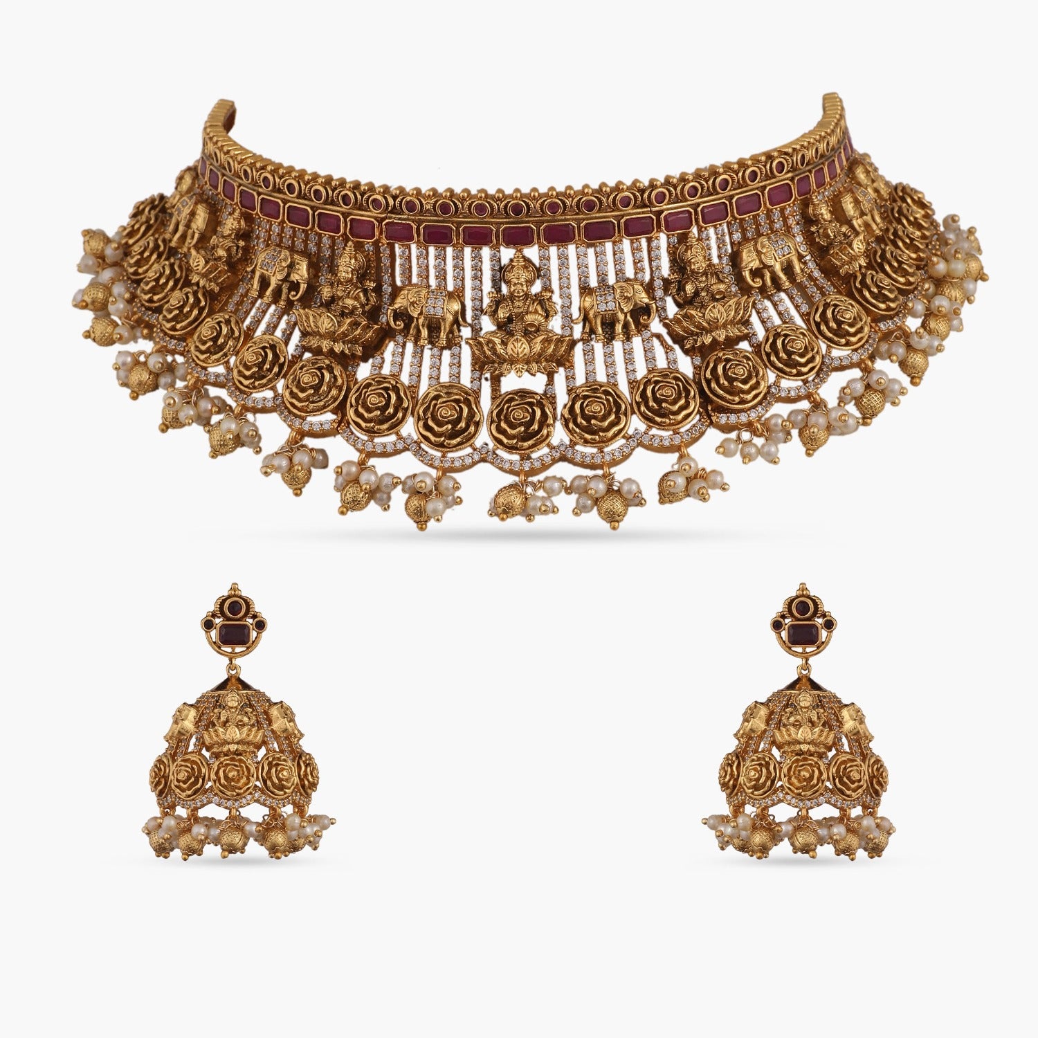 Buy Himani Antique Temple Choker Set Tarinika