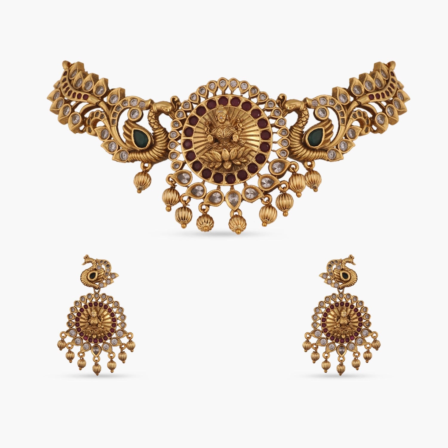Ethnic Royal Choker Set Necklace - Leone Culture