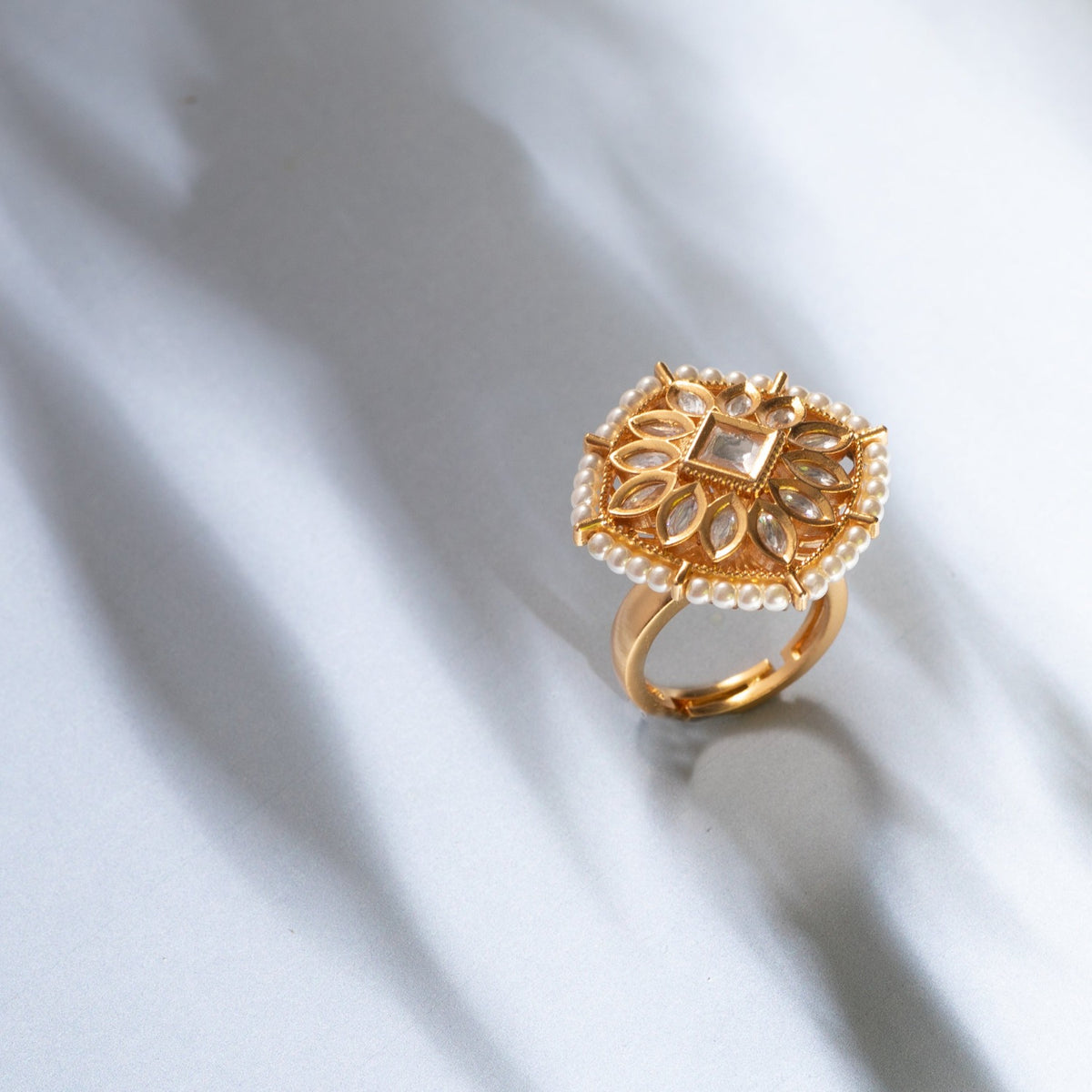 Joytika Kundan Ring