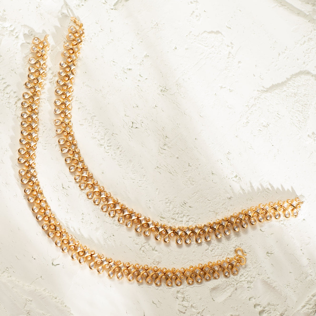 Gahan Kundan Anklets