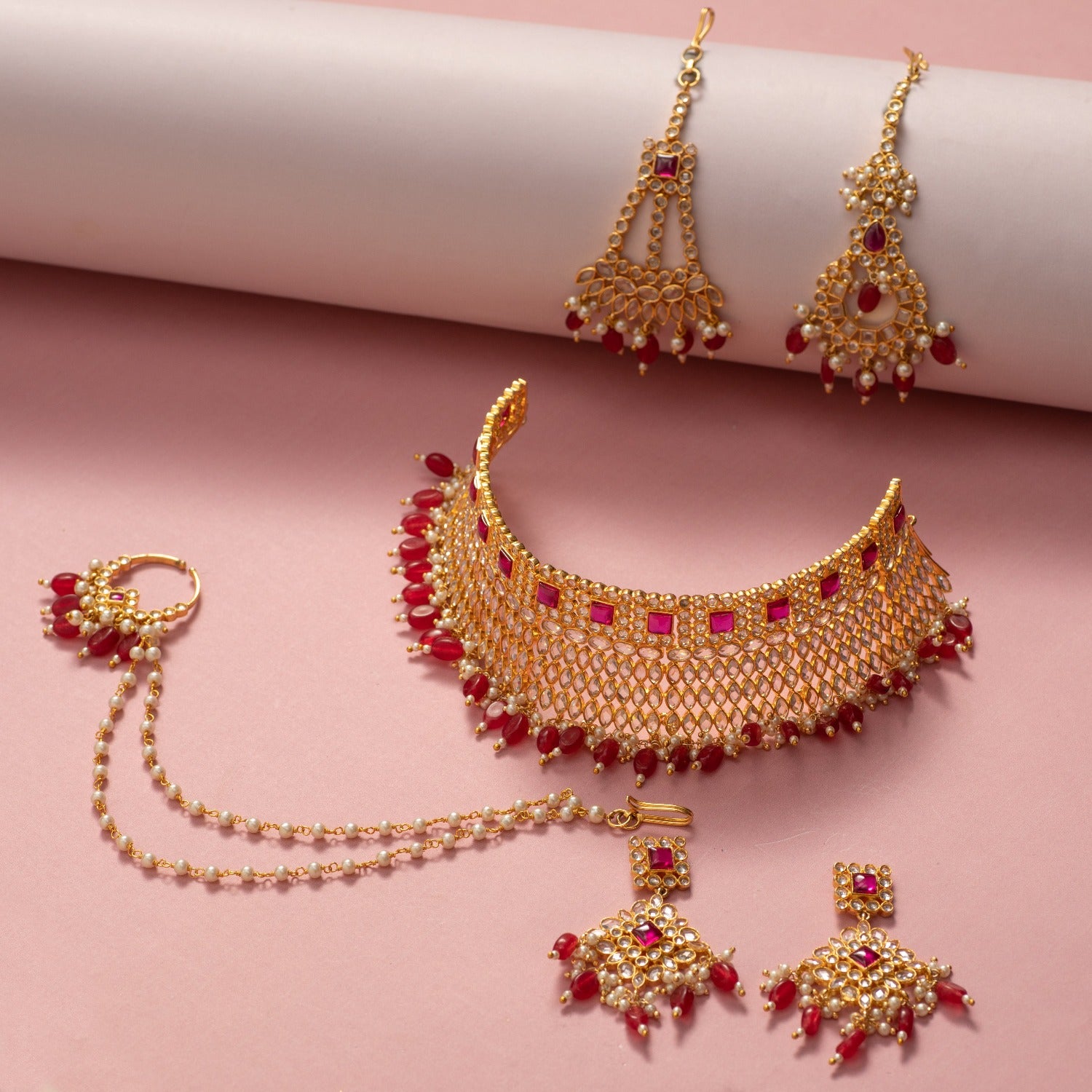 Ogan Kundan Bridal Set