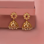 Sonia Kundan Jhumka Earrings