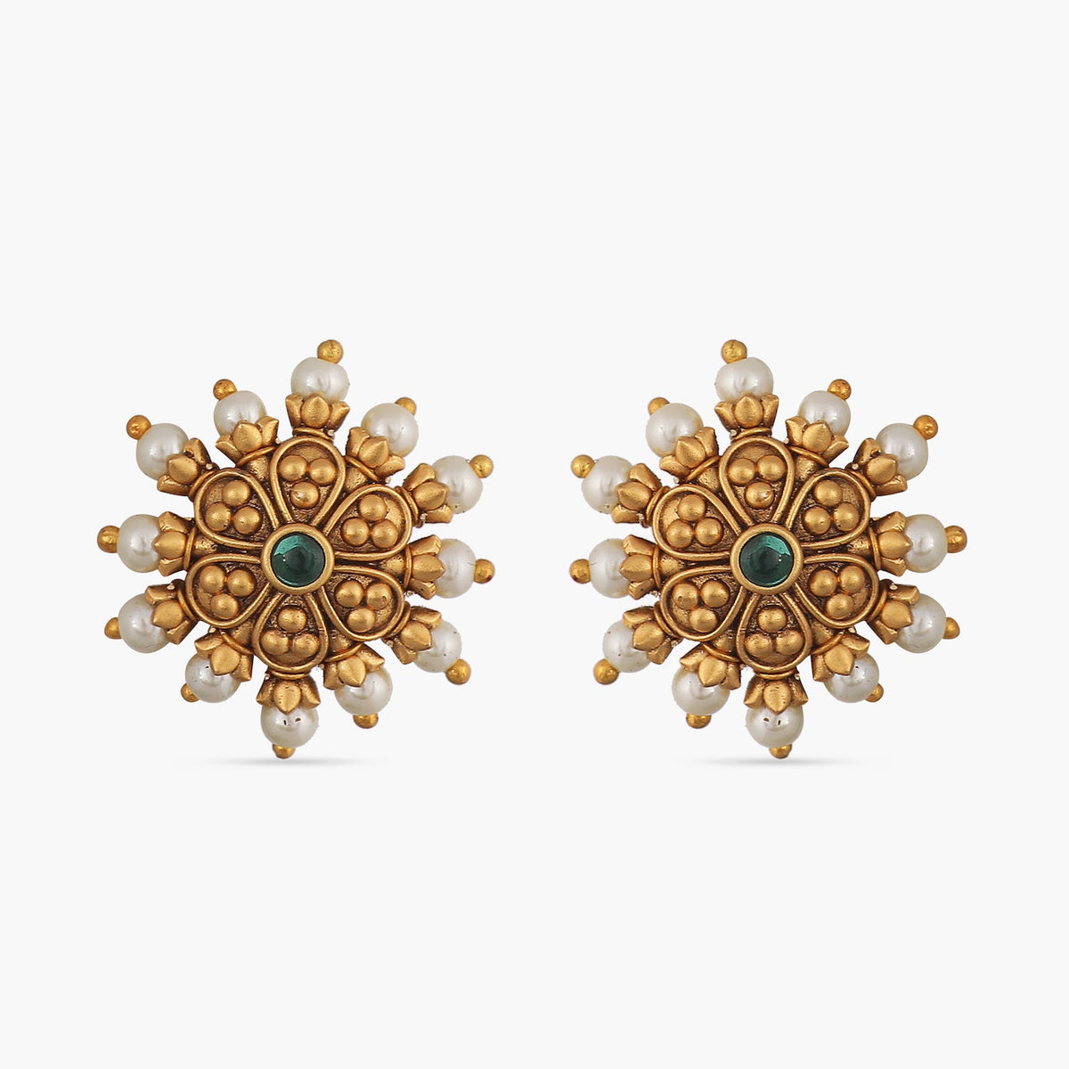 Sofia Pearl Antique Earrings 