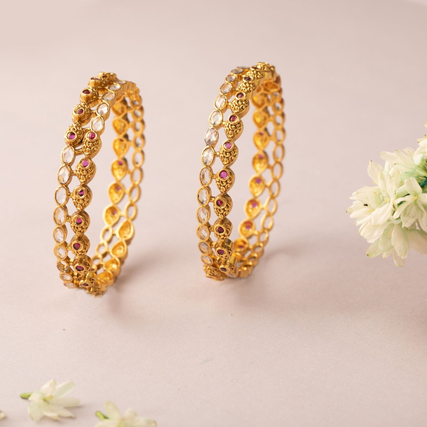 Buy Classic Two Layer Antique Bangles Tarinika