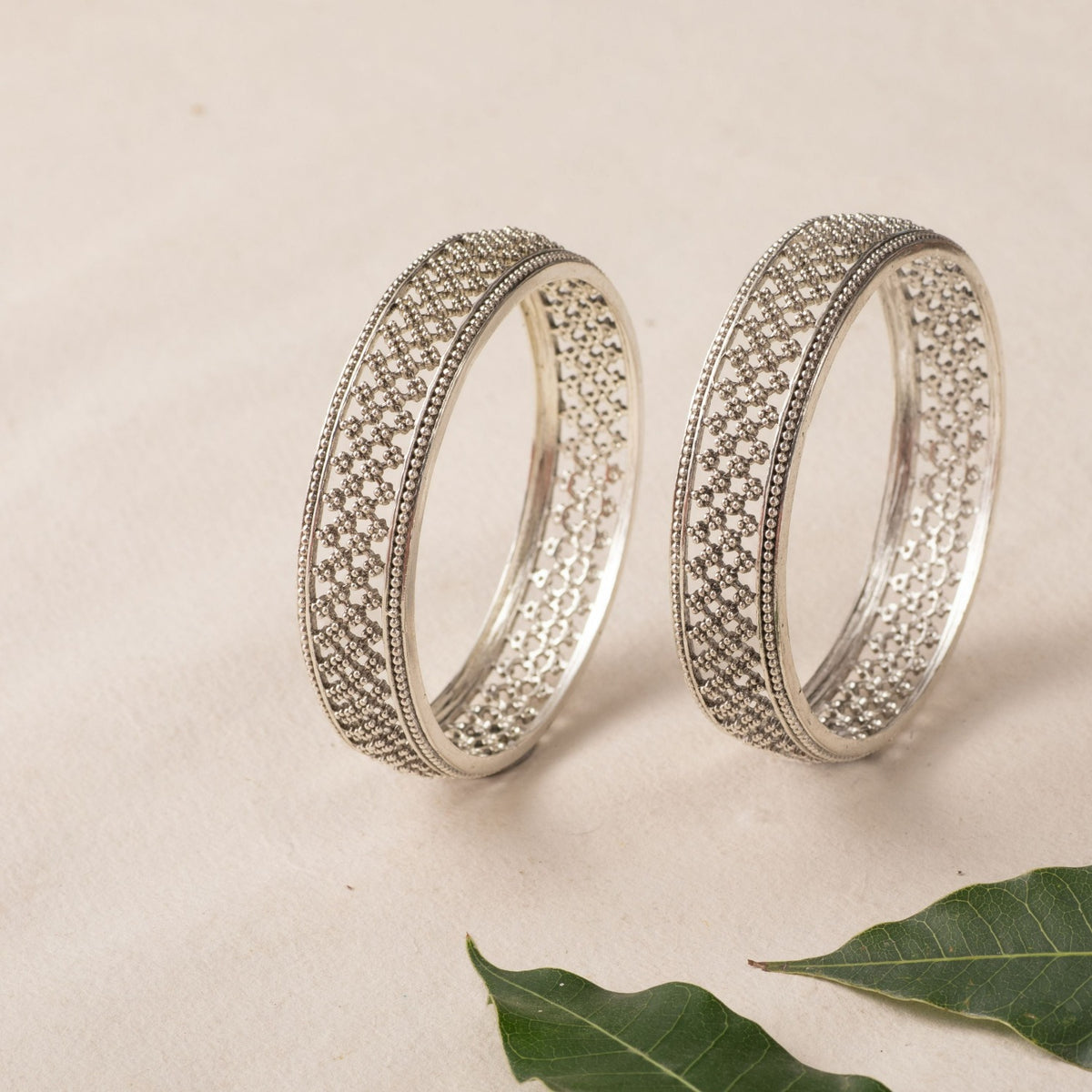 Maati Filigree Antique Oxidized Bangles