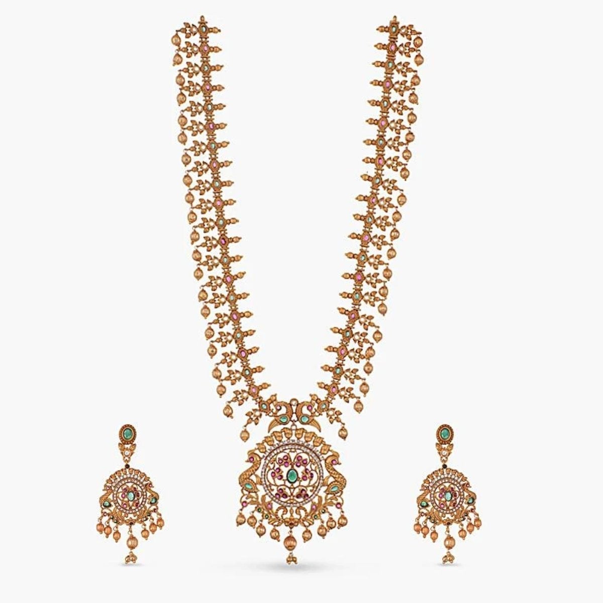 Murraya Antique Long Necklace Set