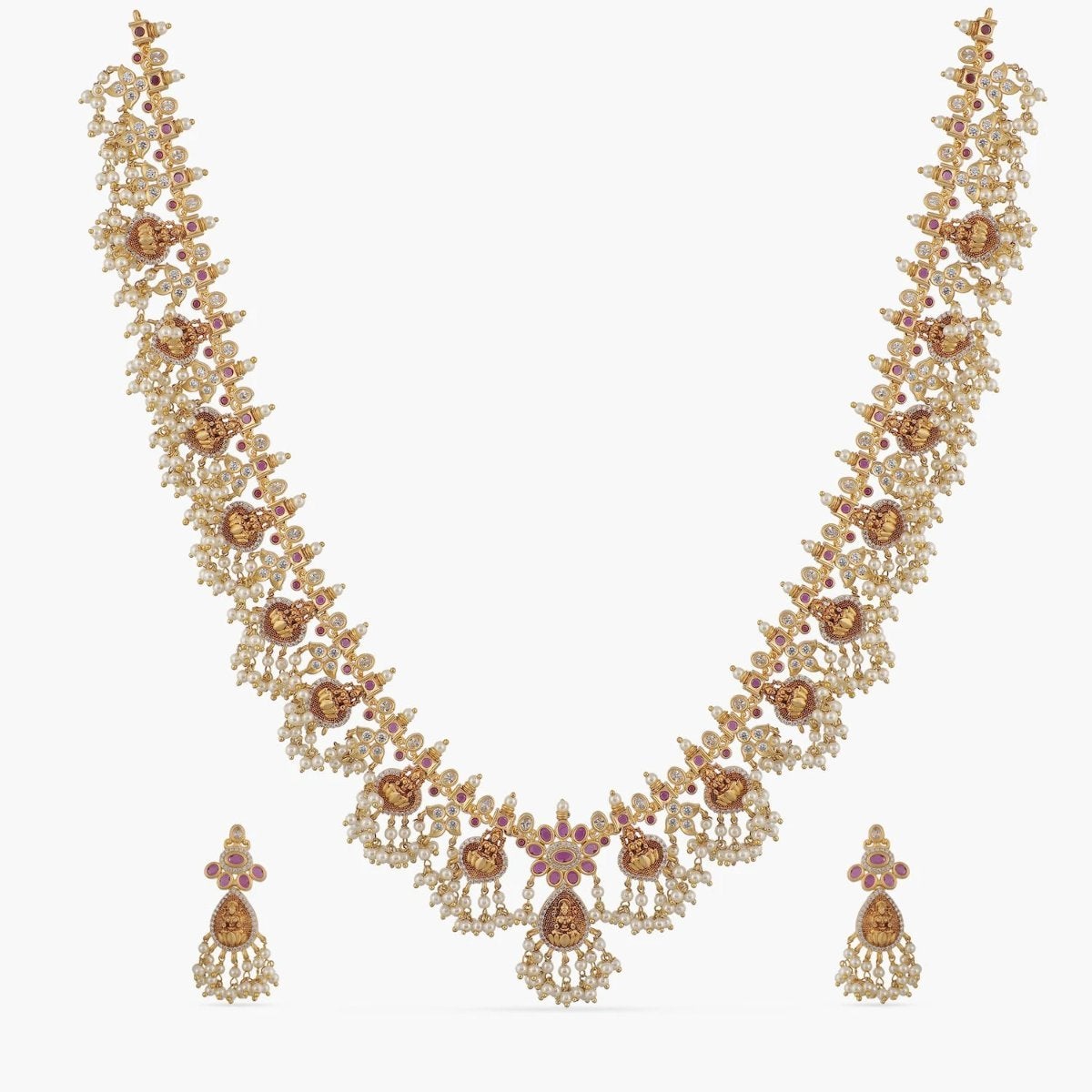 Laasya Antique Long Necklace Set