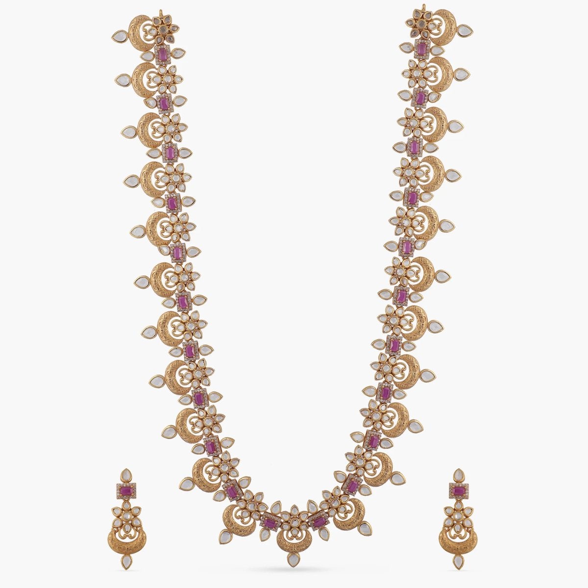 Maira Antique Long Necklace Set