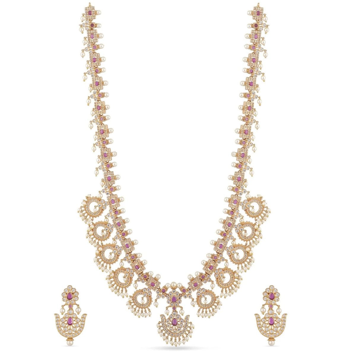 Aamya Antique Long Necklace Set