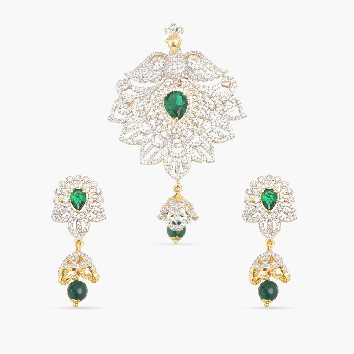 Josh Nakshatra CZ Pendant Set 