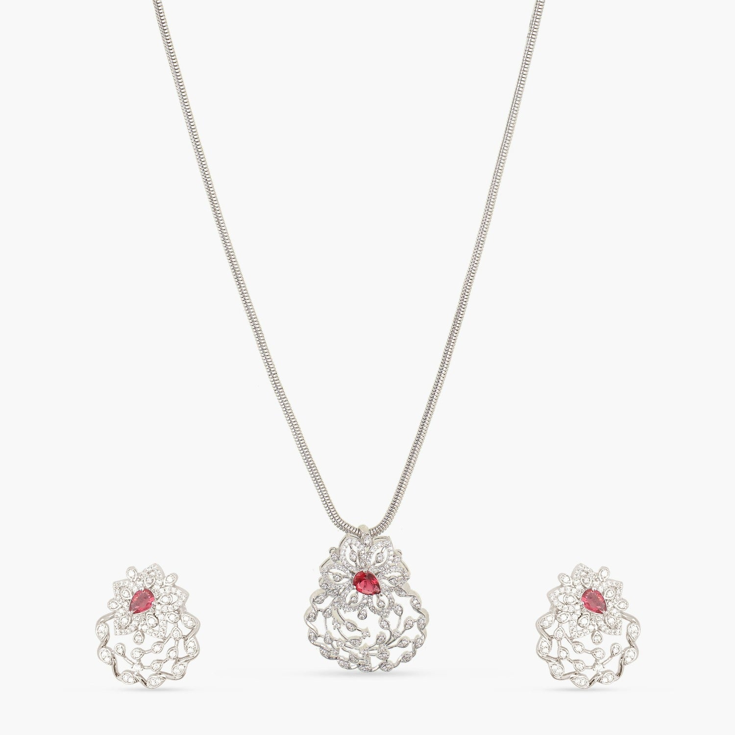 Florena Nakshatra CZ Pendant Set 