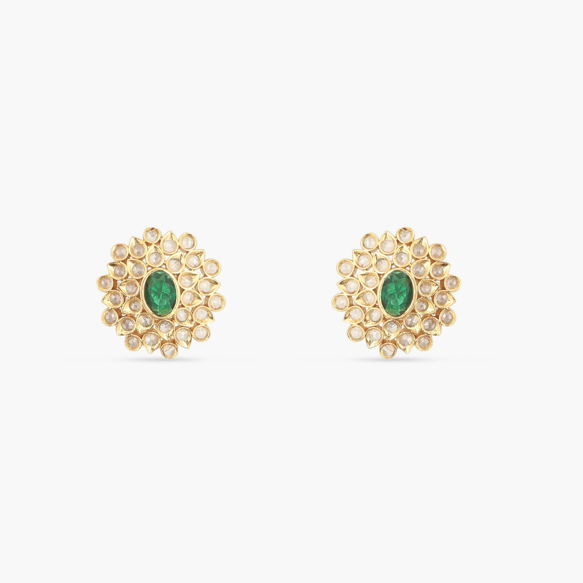 Rosa Nakshatra CZ Stud Earrings