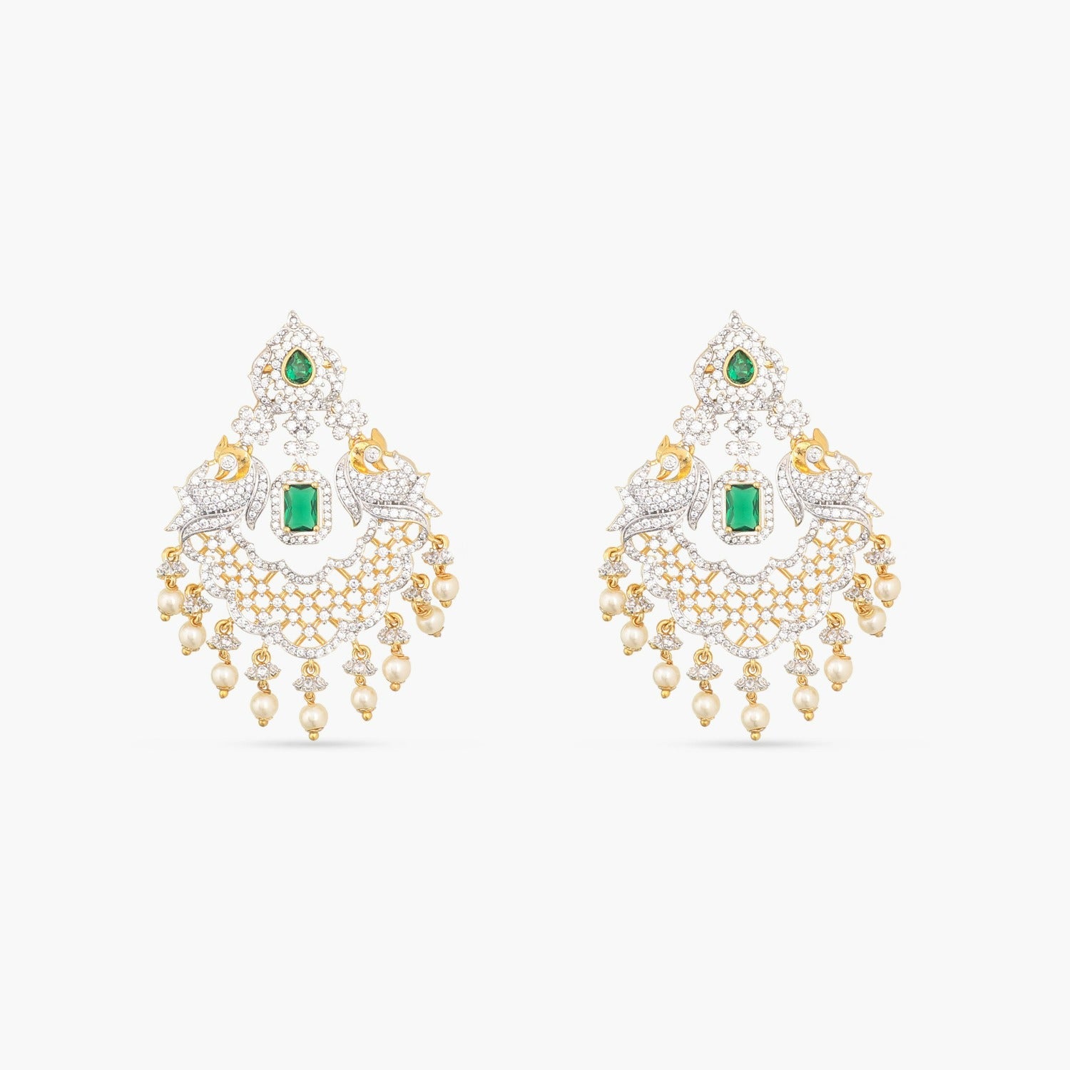 Arnica Nakshatra CZ Chandbali Earrings