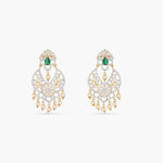 Cecilia Nakshatra CZ Chandbali Earrings