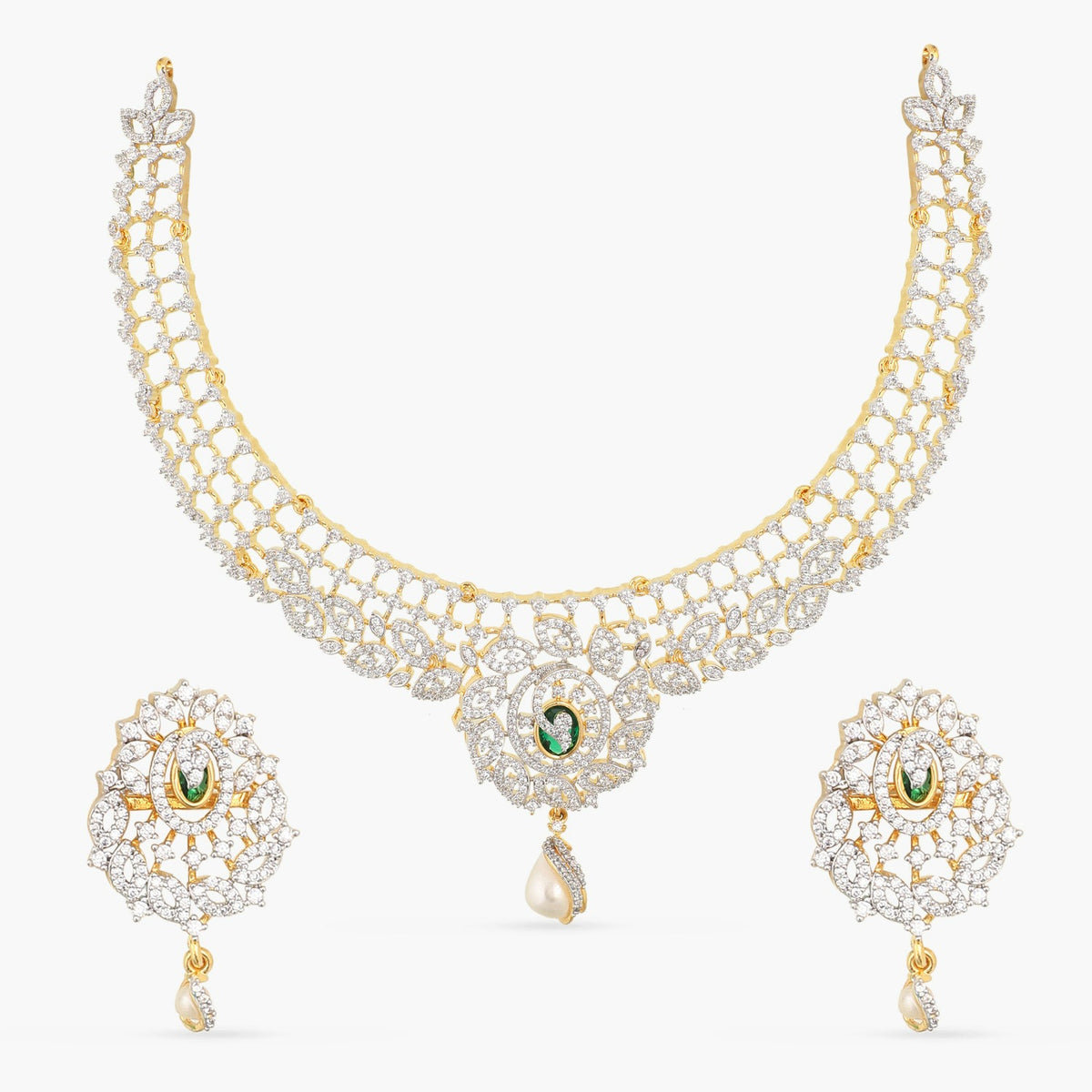 Matilda Nakshatra CZ Necklace Set 