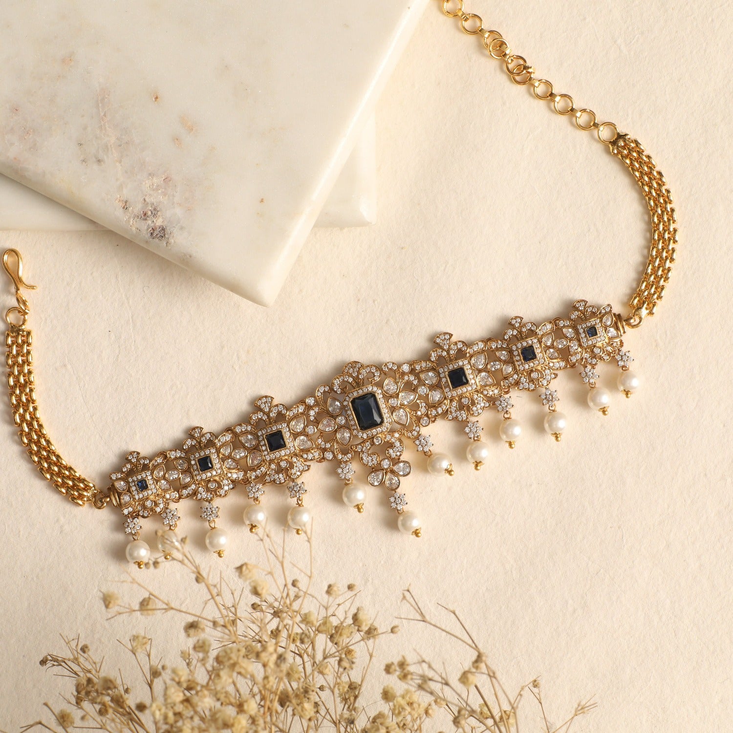 Explore Indian Jewelry Tarinika s Vera Nakshatra CZ Choker