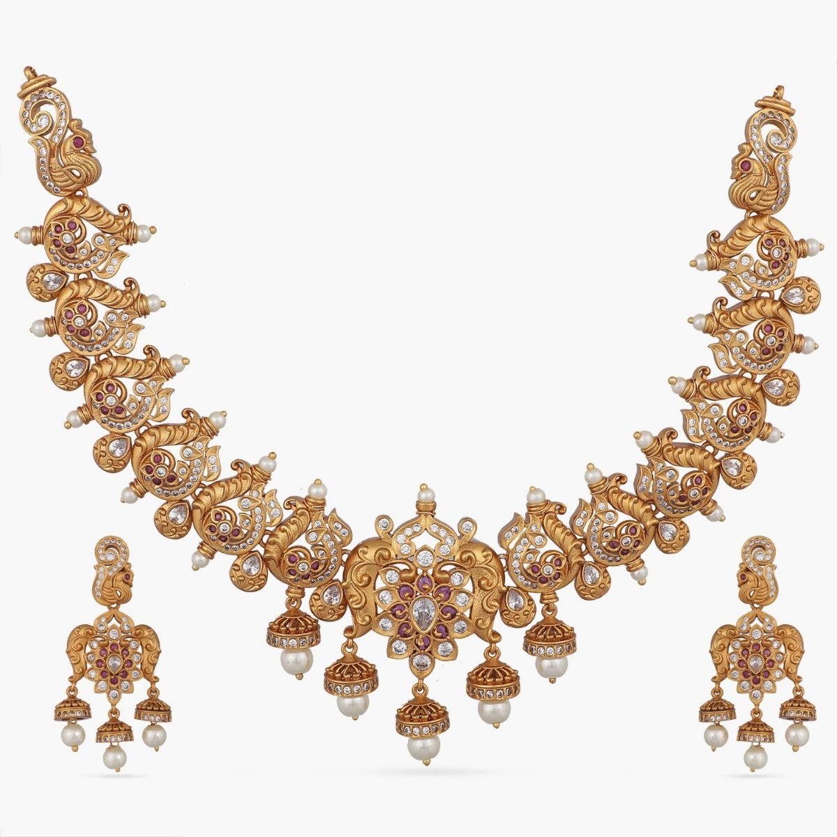 Tulshi Antique Necklace Set