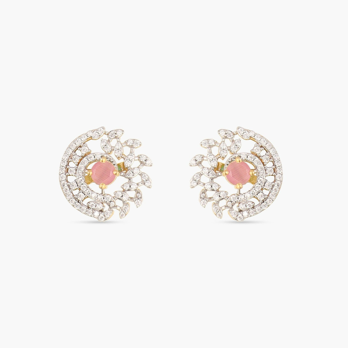 Holly Nakshatra CZ Stud Earrings