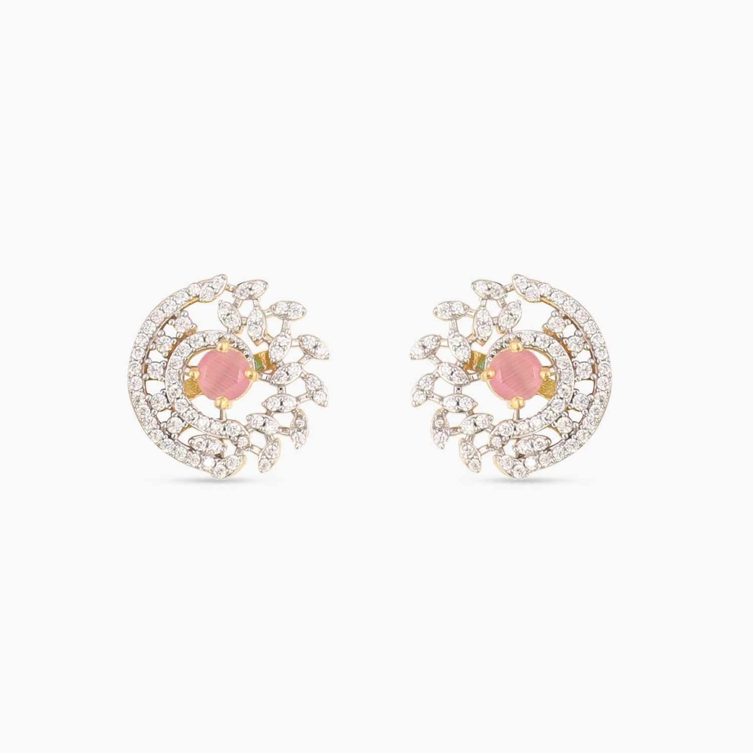 Holly Nakshatra CZ Stud Earrings