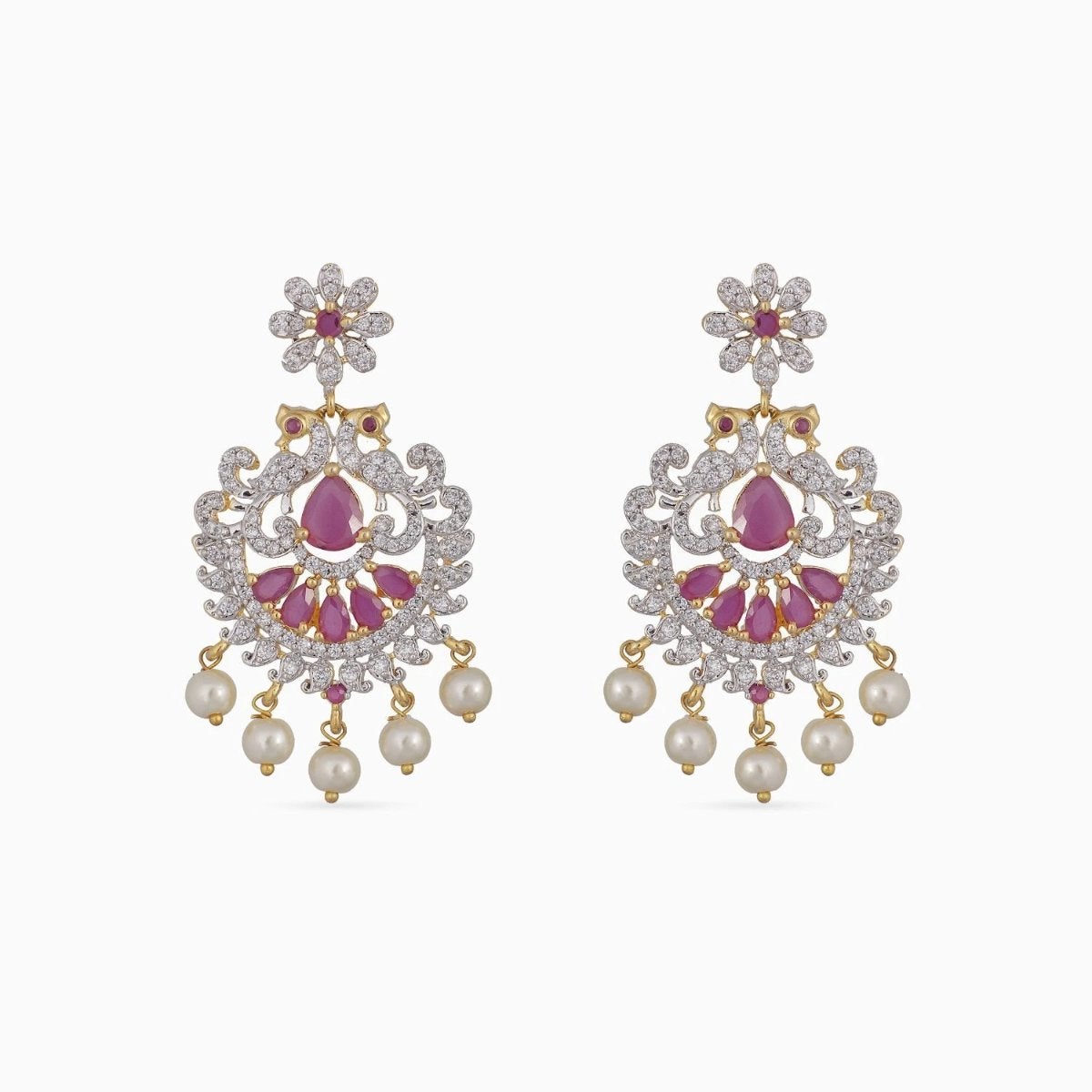 Aariya Nakshatra CZ Earrings by Tarinika