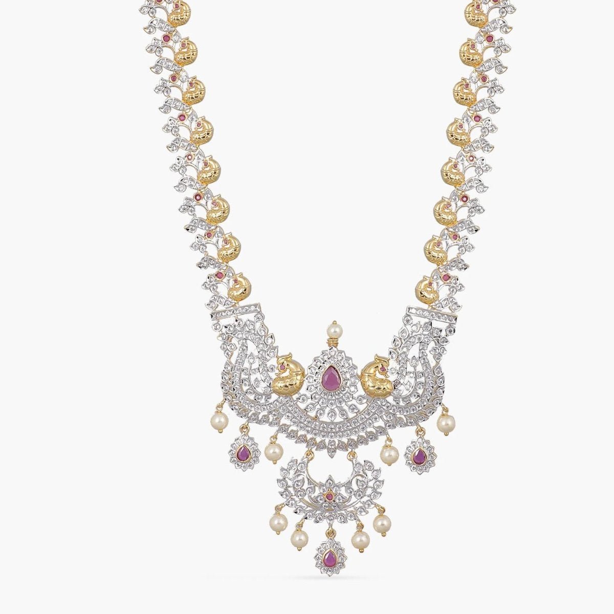 Vibha Nakshatra CZ Long Necklace