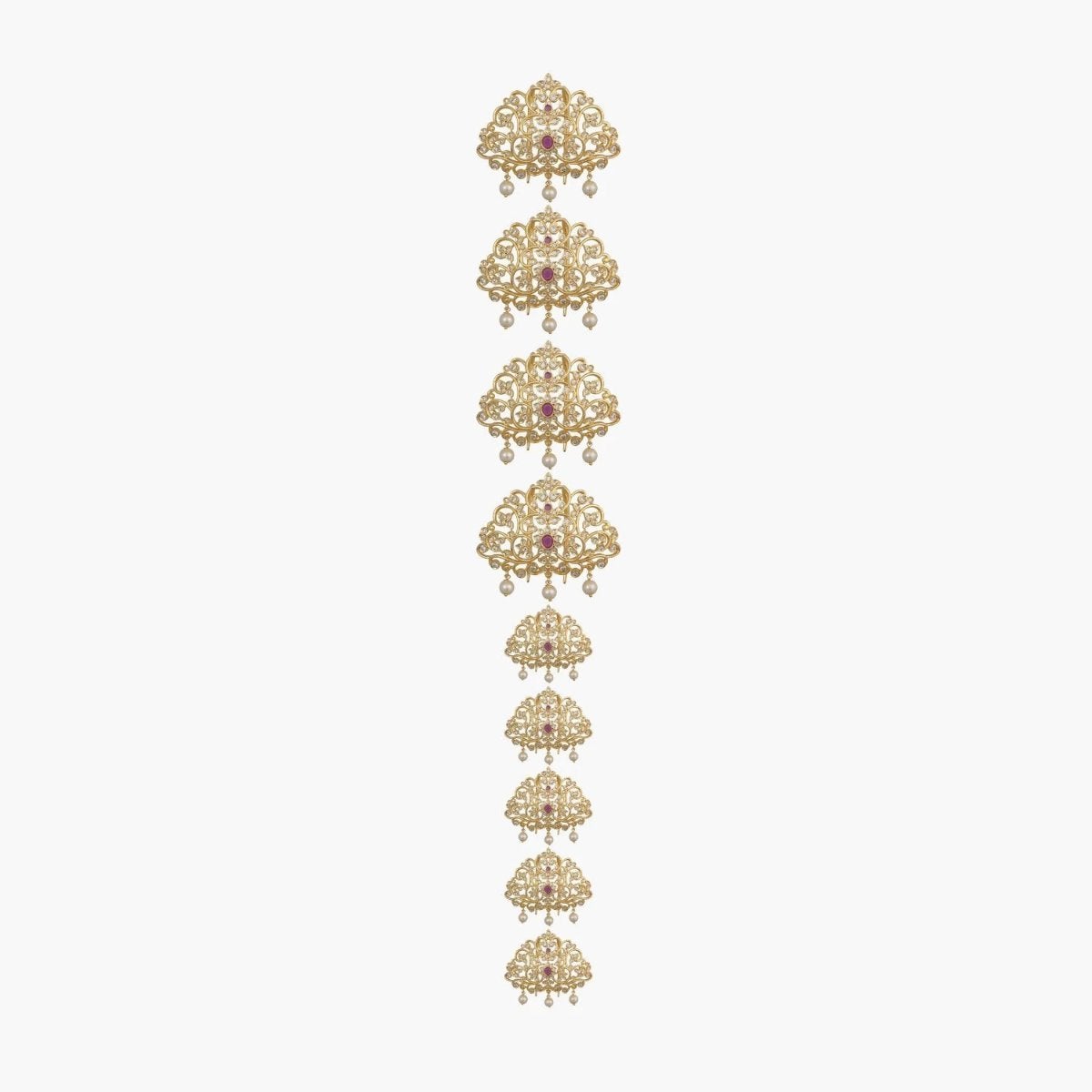 Samyukta Nakshatra CZ Hair Brooch