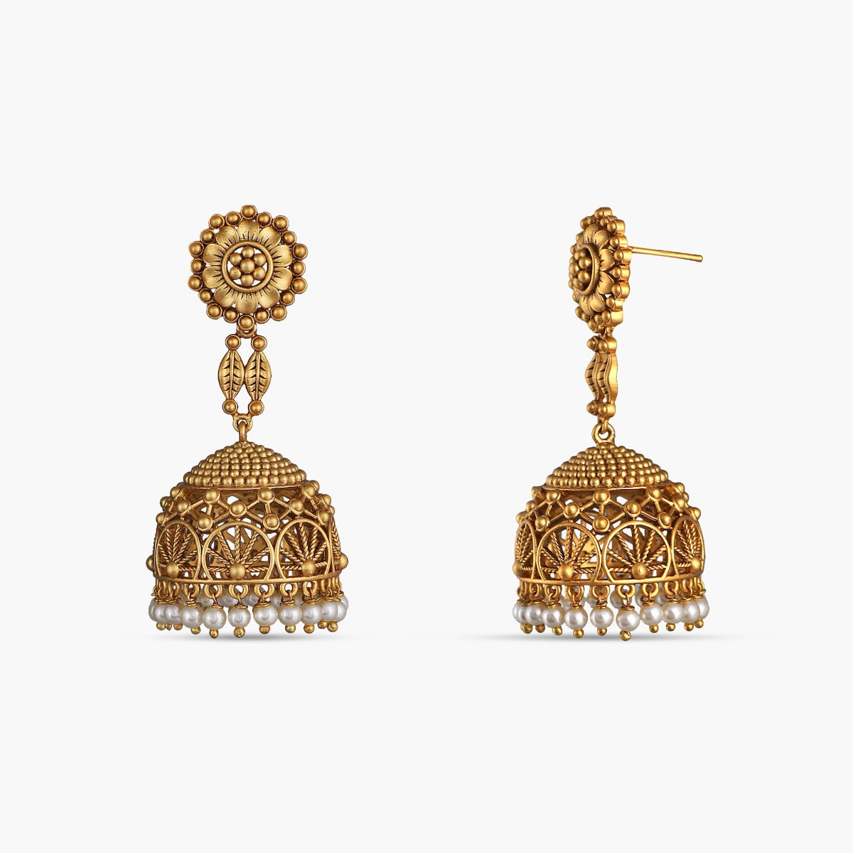 Pusp Antique Jhumka Earrings