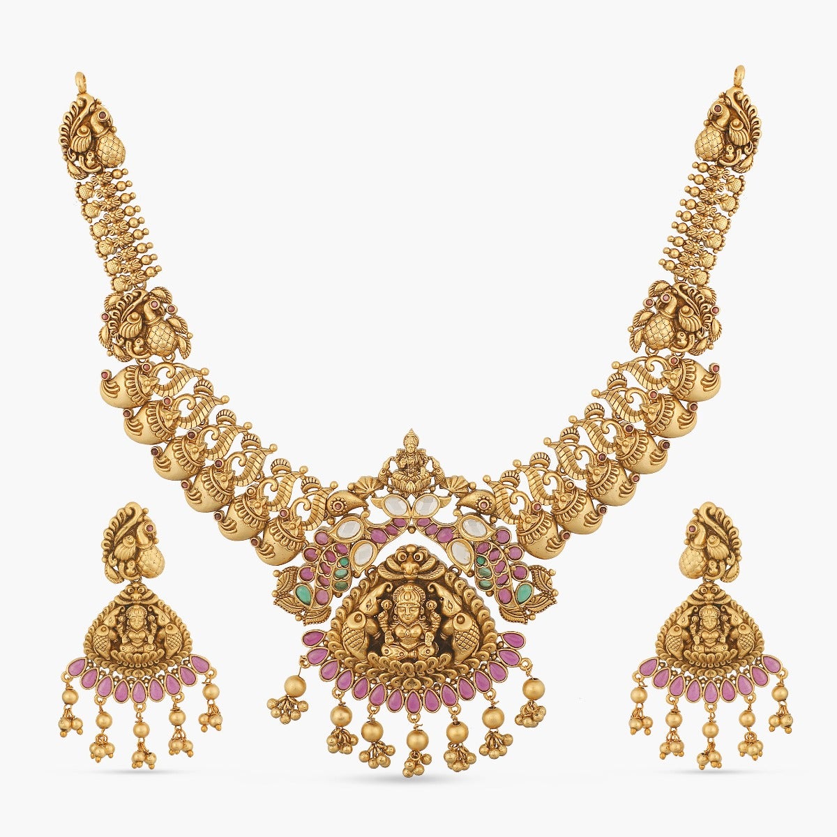 Maithili Nakshi Classic Antique Necklace Set